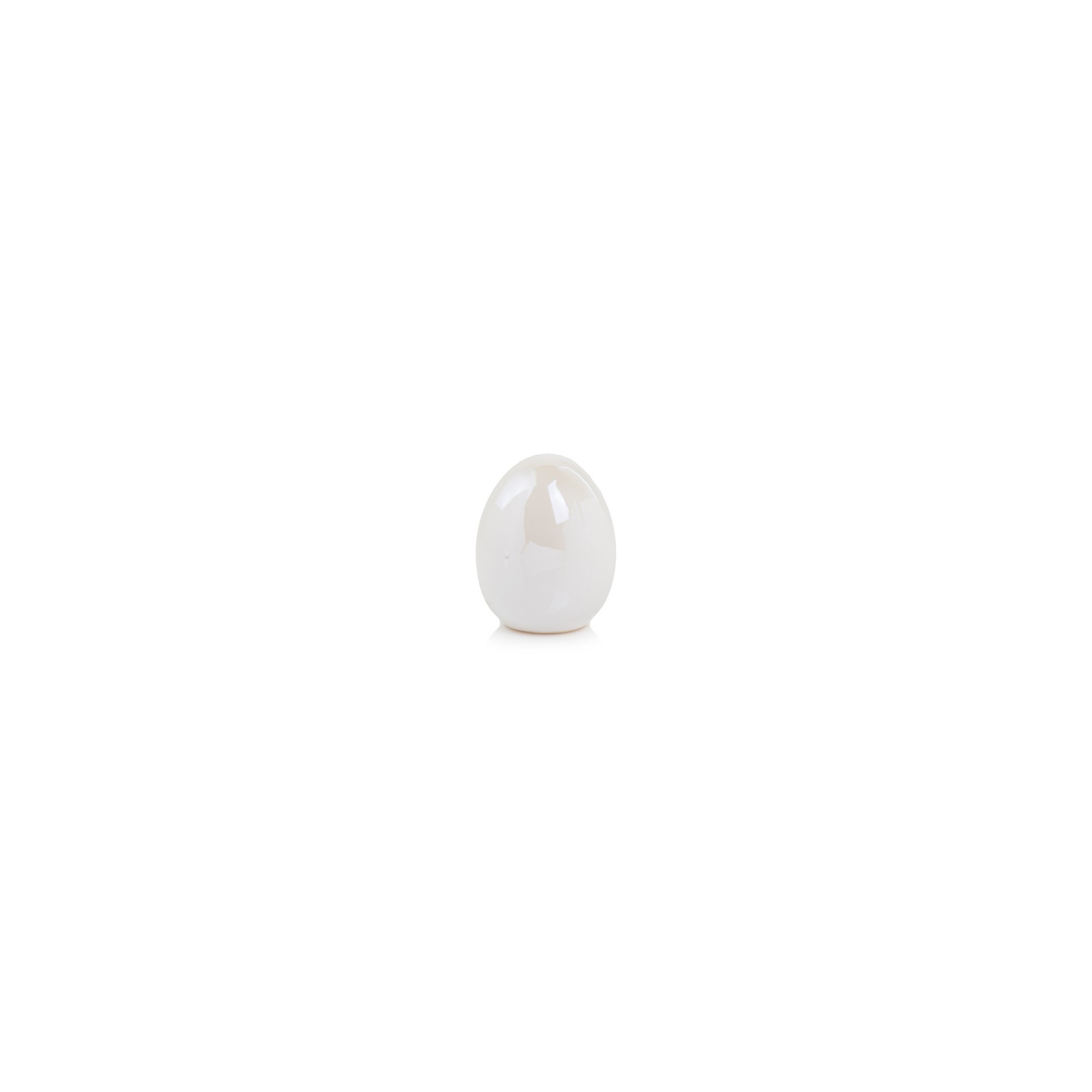 Tojás kerámia5*6 cm gyönszürke