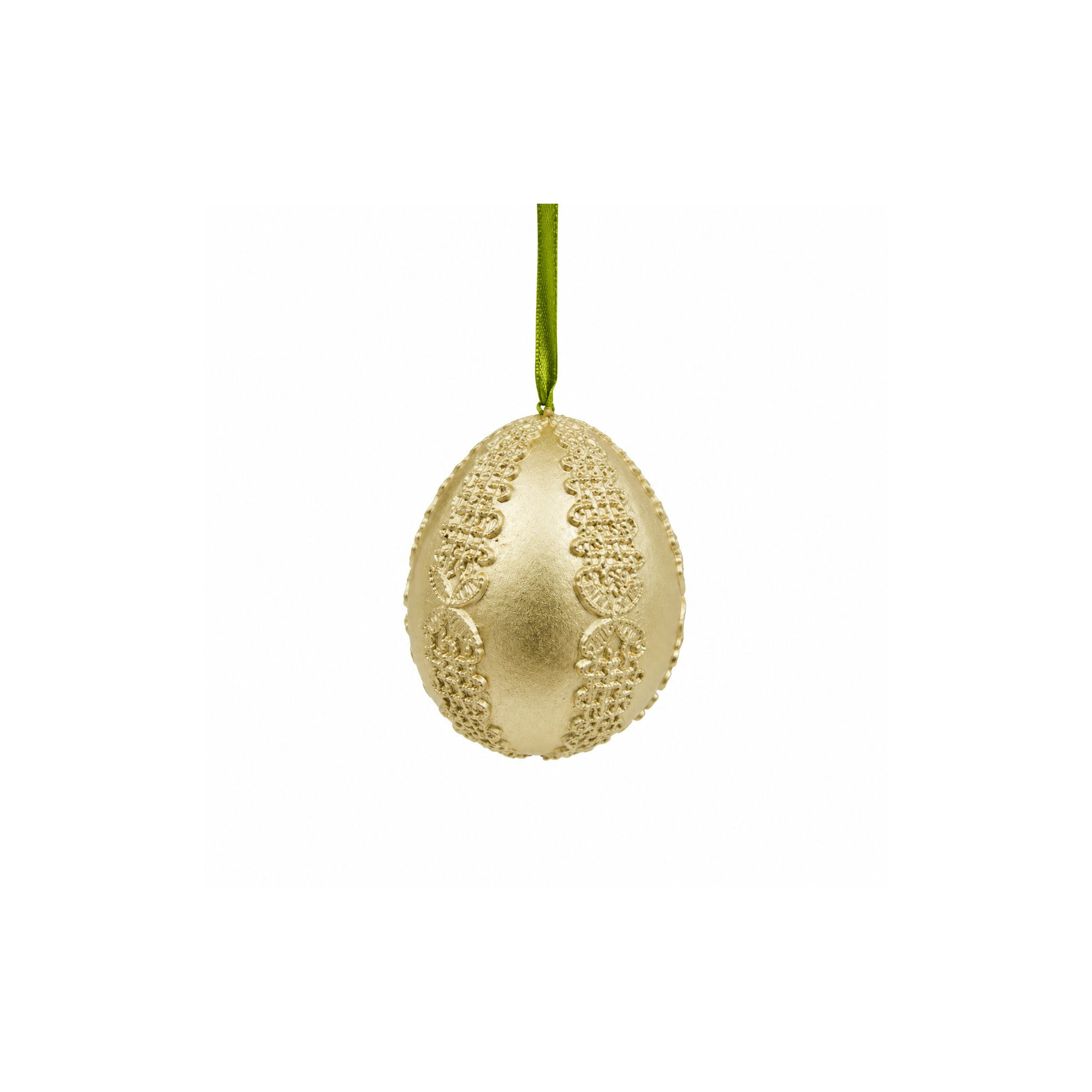Tojás poly 4*6cm arany