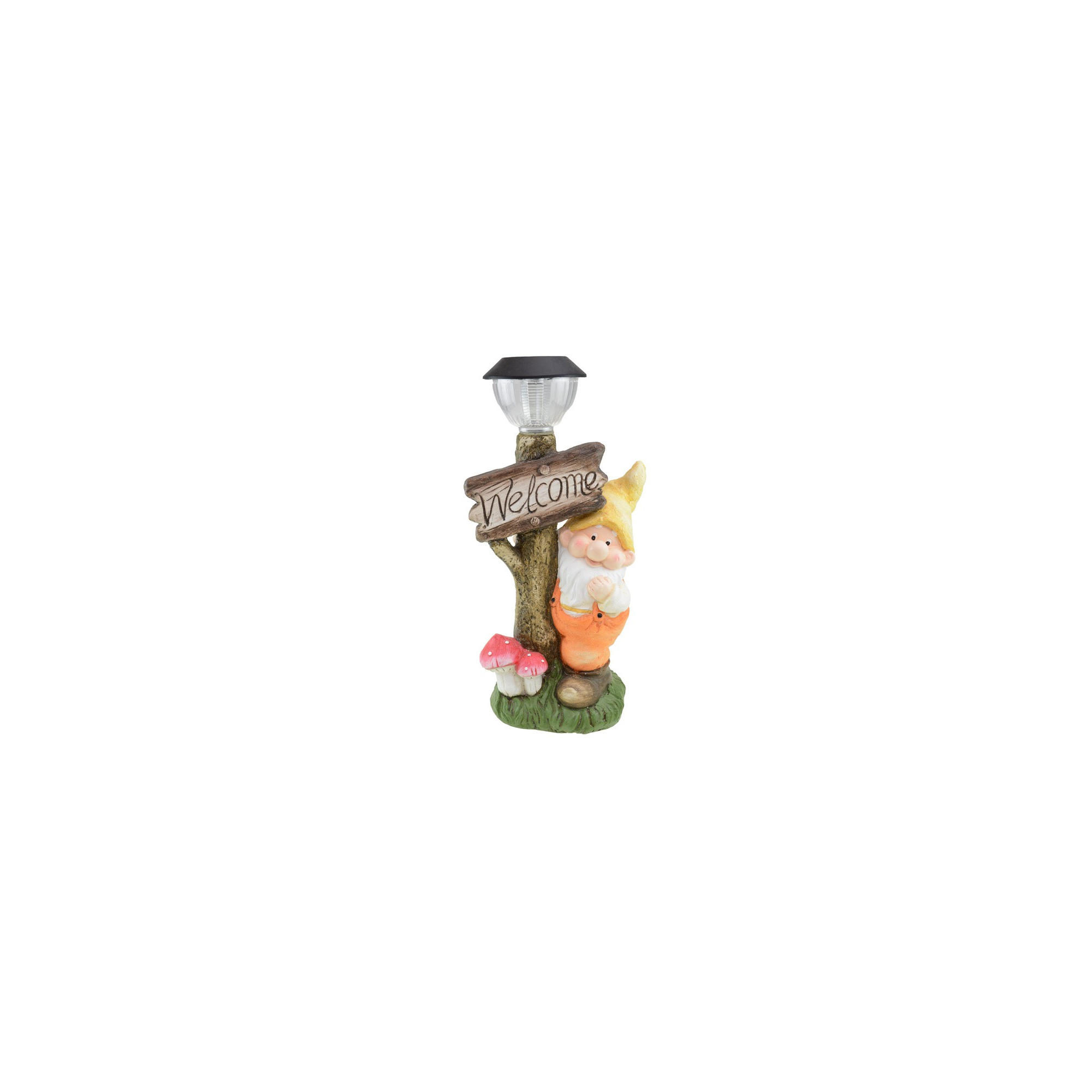 Törpe kerámia 46cm táblával narancs