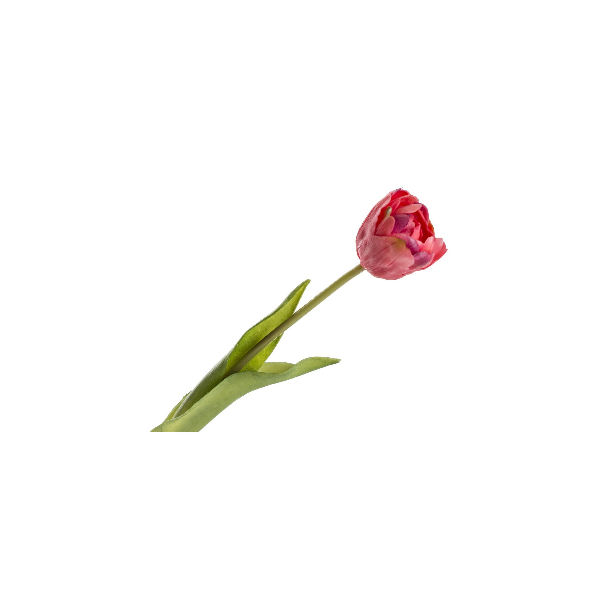 Selyemvirág gumi tulipán H44 pink