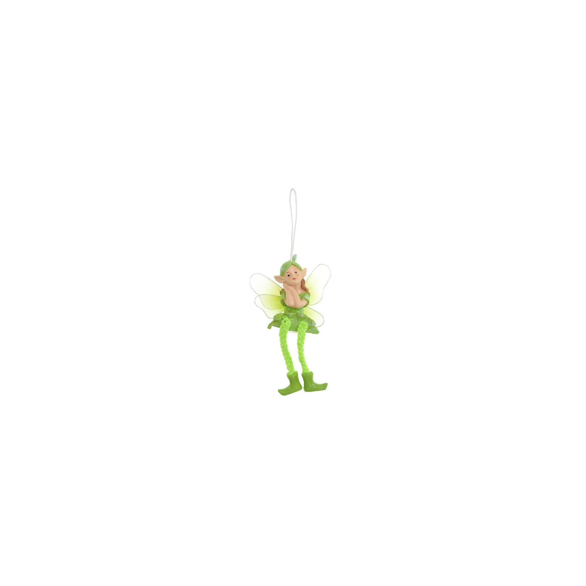 Tündér poly 6,2cm lógólábú zöld