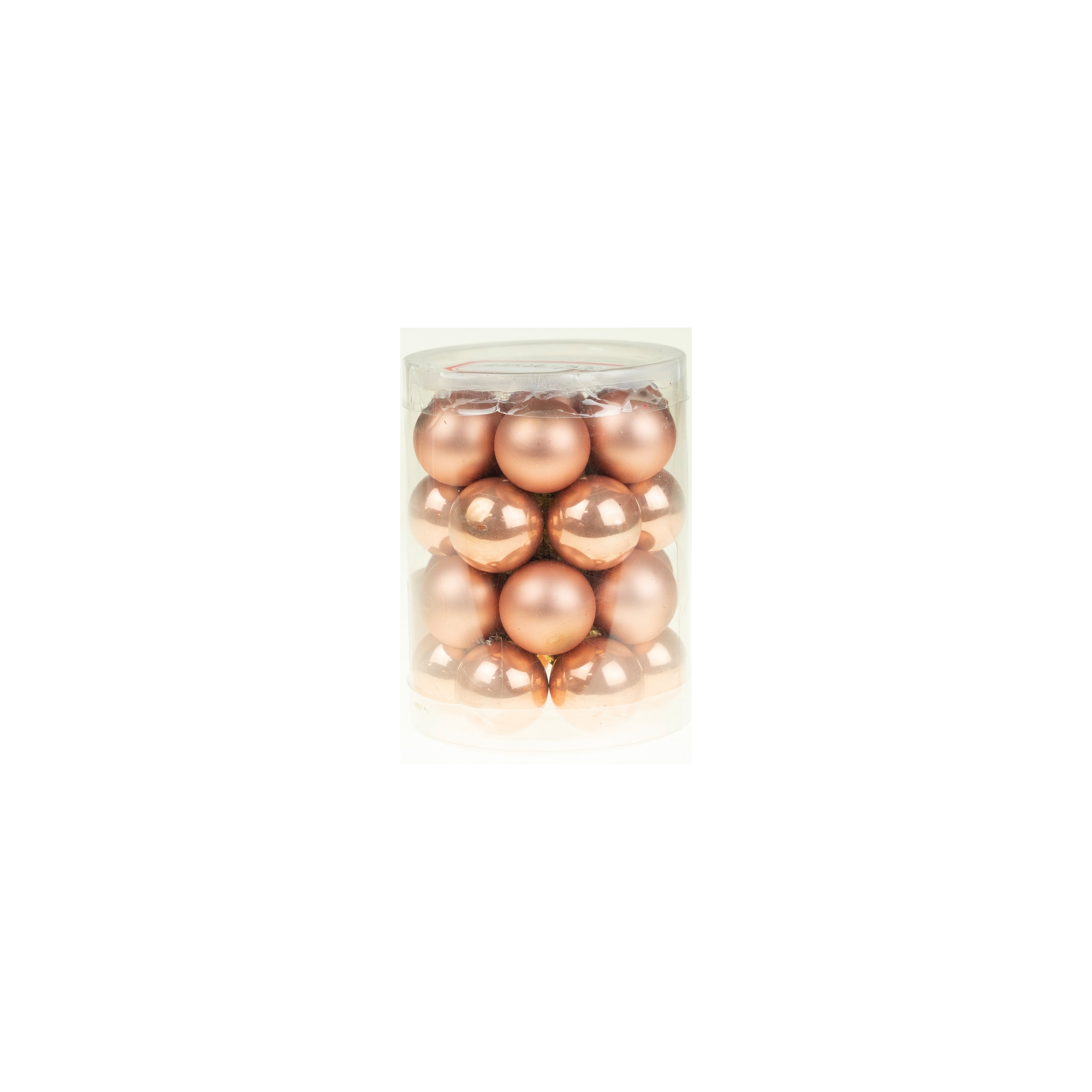 Üveggömb 2,5cm s/24 rose mix