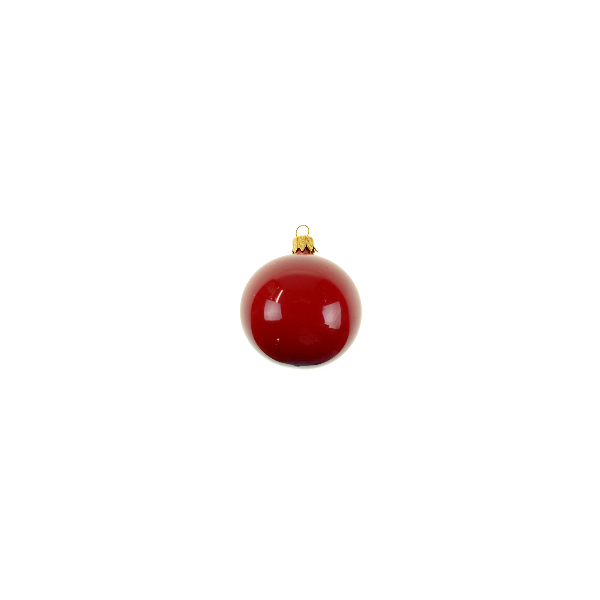 Üveggömb 6cm (db) pearl ferrari piros
