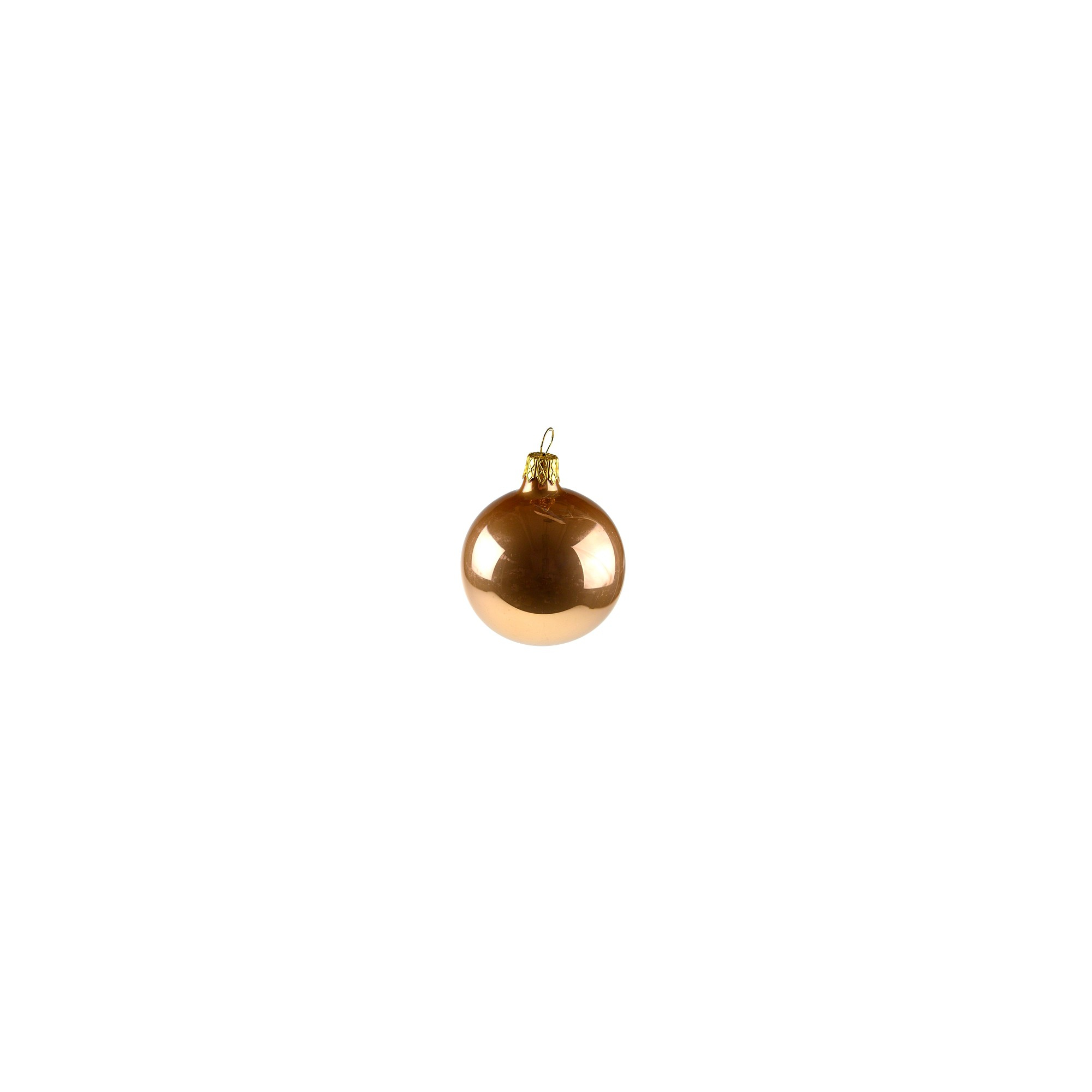 Üveggömb 6cm (db) pearl v.barna