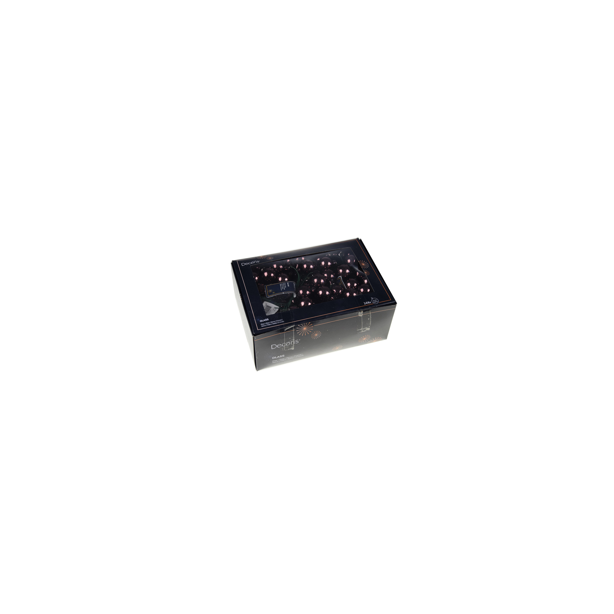 Üveggömb pick D2 s/144 csokibarna