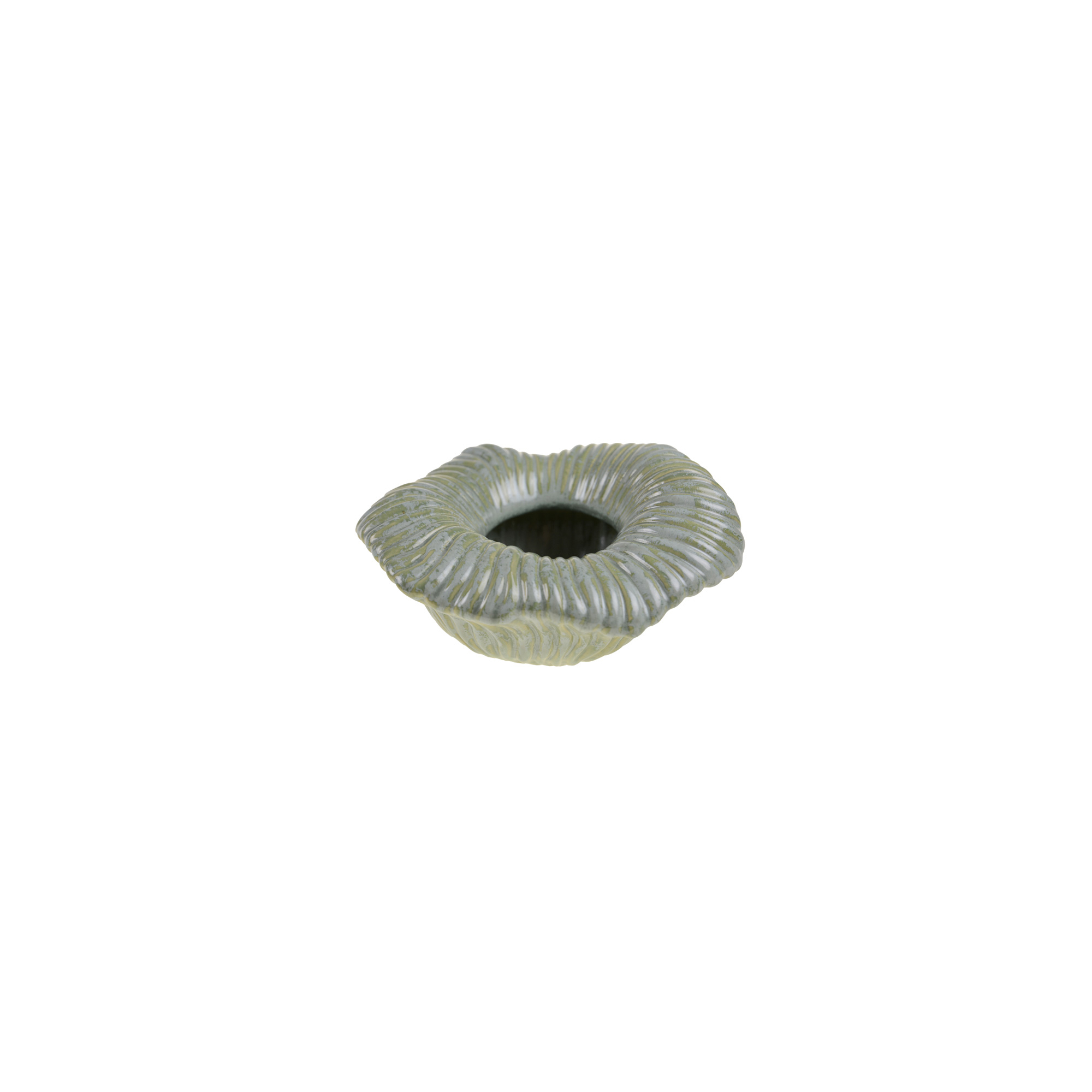 Váza D25cm peremes v.zöld