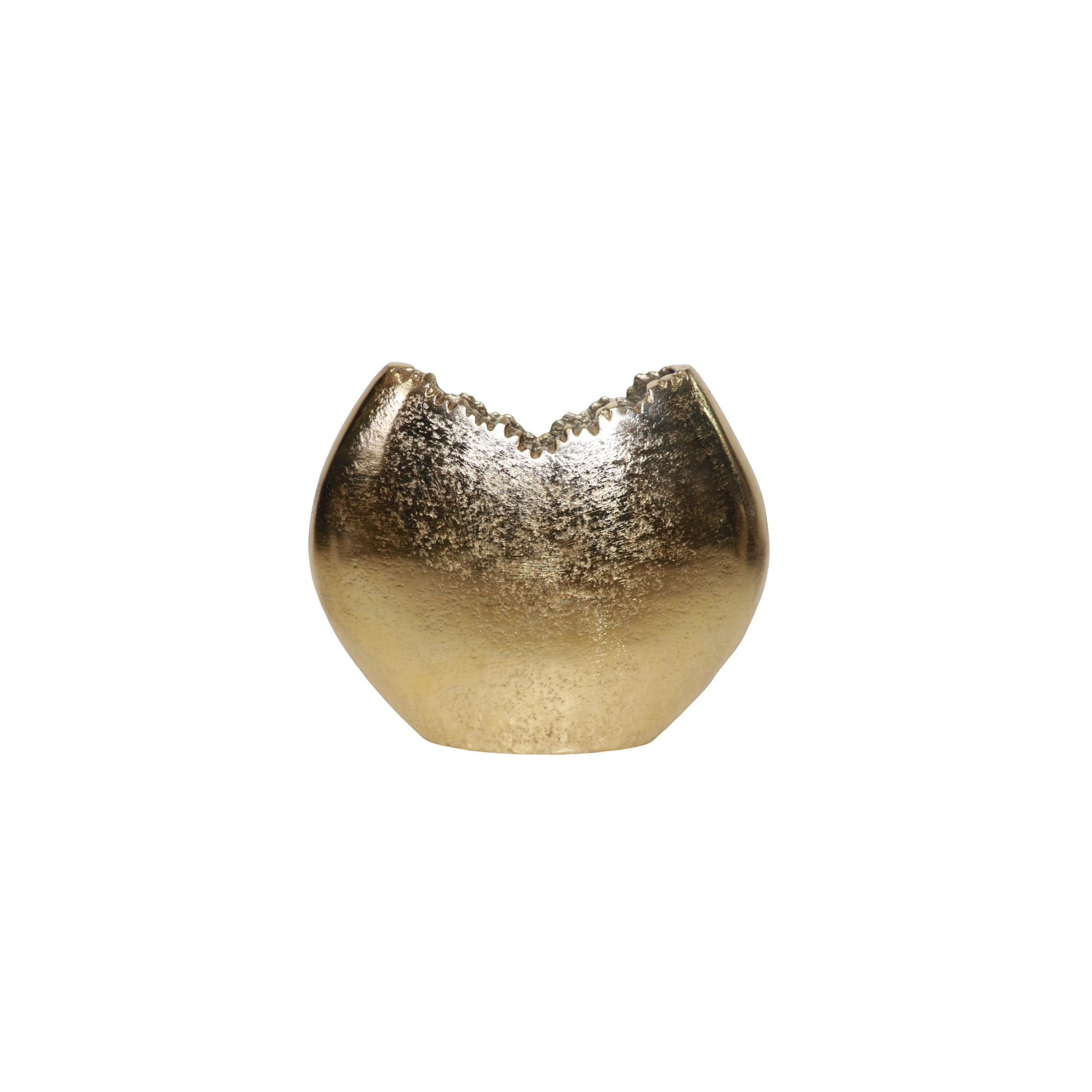 Váza fém 15*3*13cm arany