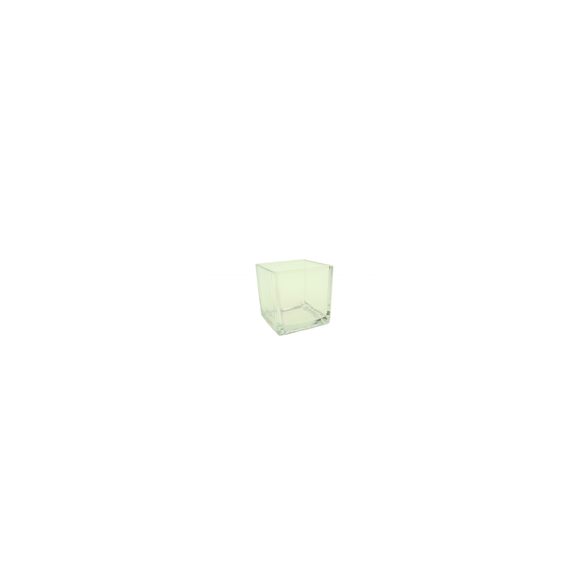 Üveg kocka 10*10*10cm átlátszó