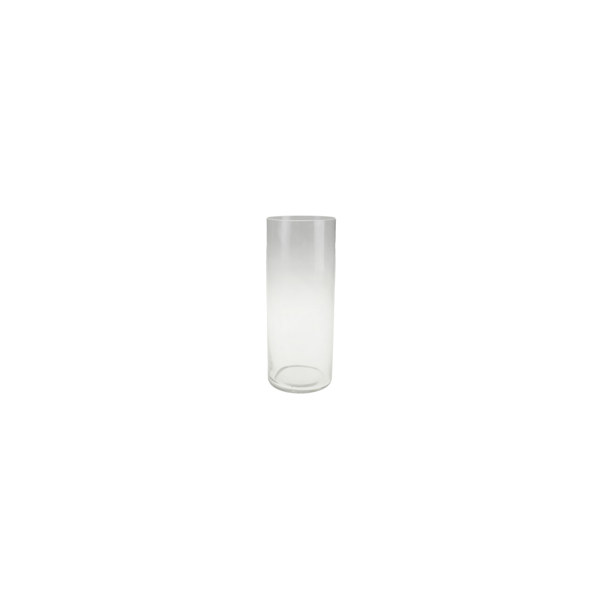 Váza üveg cilinder 12*25cm