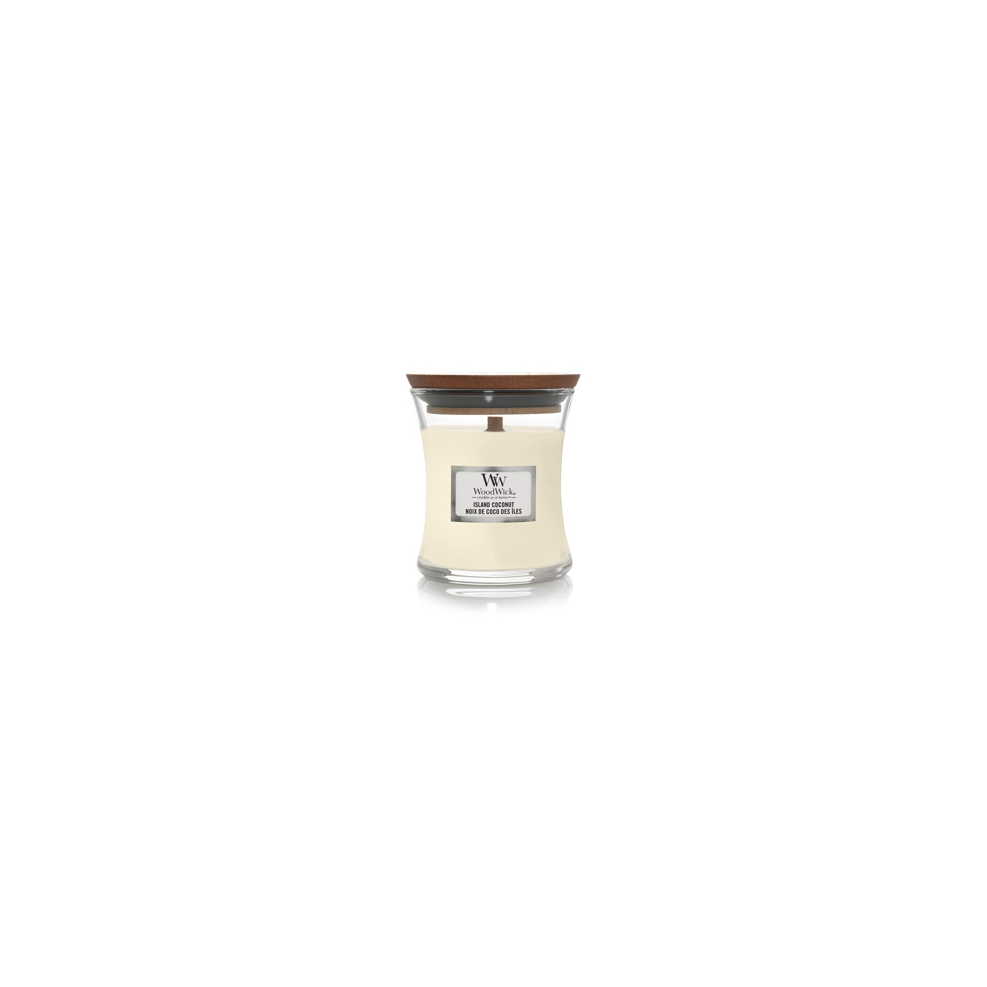 WoodWick illatgyertya kis üveges 85g Island Coconut