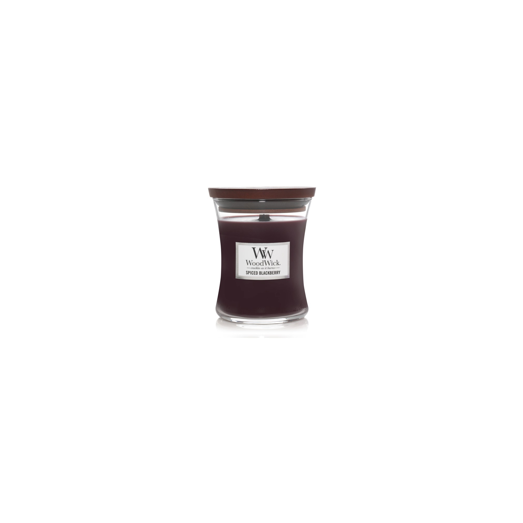 WoodWick illatgyertya közepes üveges 275g Spiced Blackberry