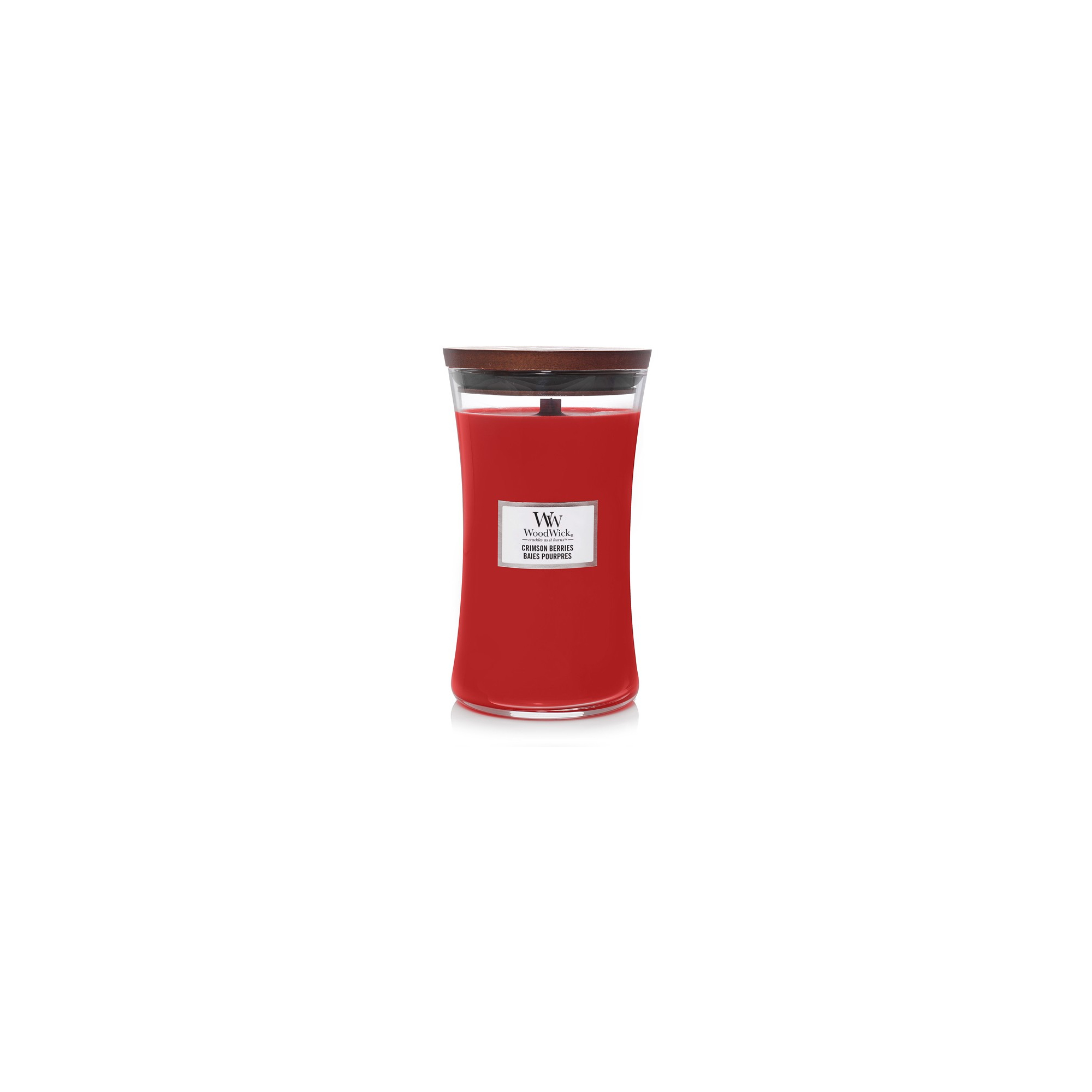 WoodWick illatgyertya nagy üveges 609g Crimson Berries