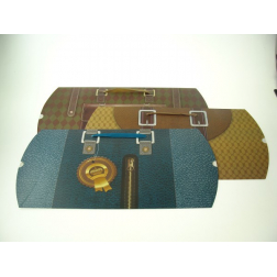 Ajándéktasak papír táska forma 44*25cm 4féle