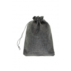 Ajándéktasak textil 13*18cm szürke