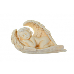 Figura Angyal gipsz B1 6cm krém