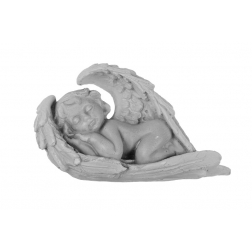 Figura angyal B1 6cm szürke