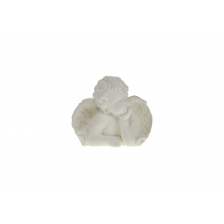 Figura angyal gipsz könyöklő 8*10*6 fehér