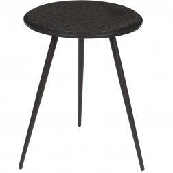 Asztal fém 60cm metál fekete