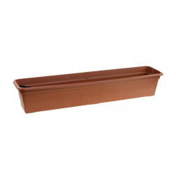 Balkonláda öntözős műanyag 80cm terracotta