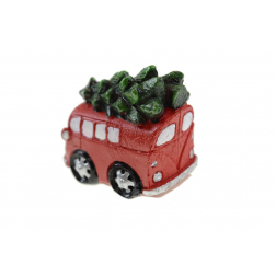Figura busz poly 6*3,7*5,2 fenyővel piros