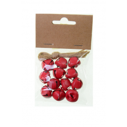 Csengő fém 2cm s/12 piros