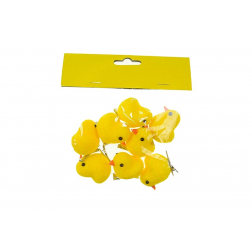 Figura csibe hungarocell 4*3cm s/8 sárga