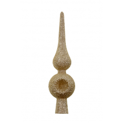 Csúszdísz 14cm glitteres műa. pezsgő