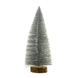 Dekor fenyő 15CM ezüst
