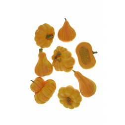 Dekor tök gipsz 2D 3-4cm s/10 narancs