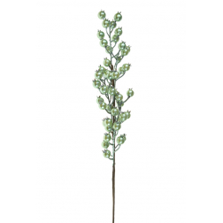 Dekorág csipkebogyó 72cm zöld