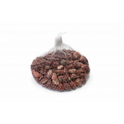 Dekorkő 8-10mm 500g piros
