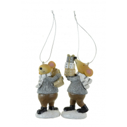 Figura egér poly 9.5cm 2féle
