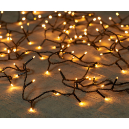 Égősor 240LED 12m időzítővel fekete
