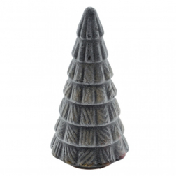 Fenyő kerámia 27cm szürke