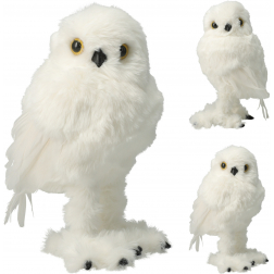 Figura bagoly poly 24cm 2féle fehér