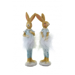 Figura balettnyuszi poly 4*4.5*15cm 2féle kék