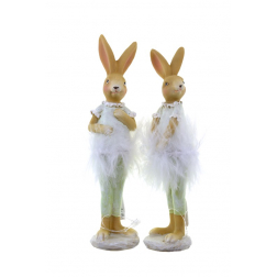 Figura balettnyuszi poly 4*4.5*15cm 2féle zöld