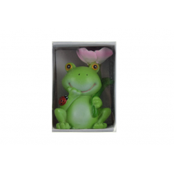 Figura béka poly 4,5*3,3*7,1cm zöld