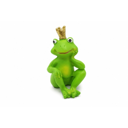 Figura béka poly 5,5*4,6*8,7cm zöld