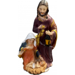 Figura betlehemi poly 13*7cm színes