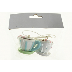 Figura bögre poly 4,8cm s/2 forrócsoki fehér