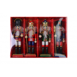 Figura diótörő fa 12,5cm több féle