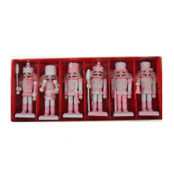 Figura diótörő fa 8cm több féle rózsaszín