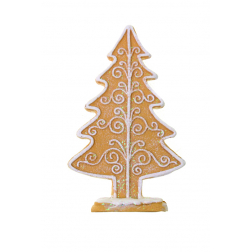 Figura fenyő poly 10cm barna