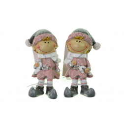 Figura fiú poly 7*3*8cm 2féle rózsaszín