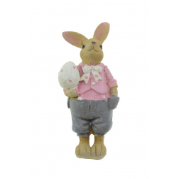 Figura fiúnyuszi poly 4*3,5*8,5cm rózsaszín