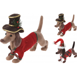 Figura kutya plüss 33*11*27cm 2féle