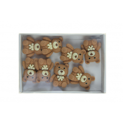 Figura maci poly 2,8cm s/8 barna