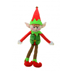 Figura manó fiú textil 13*50cm zöld