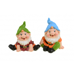 Figura manó kerámia ülő 10.2*8.3*11.6cm 2féle színes